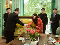 [ẢNH] Nhìn lại bữa trưa đặc biệt của đoàn quan chức Triều Tiên tại Hà Nội