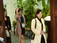 [ẢNH] Nhìn lại bữa trưa đặc biệt của đoàn quan chức Triều Tiên tại Hà Nội