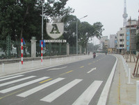 Ngắm con đường mới thành hình, đẹp lãng mạn giữa Thủ đô