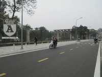 Ngắm con đường mới thành hình, đẹp lãng mạn giữa Thủ đô