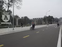 Ngắm con đường mới thành hình, đẹp lãng mạn giữa Thủ đô