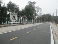 Ngắm con đường mới thành hình, đẹp lãng mạn giữa Thủ đô