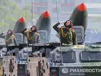 [ẢNH] Pháo binh Syria gầm thét, tên lửa đạn đạo bổ nhào xuống phiến quân thân Thổ Nhĩ Kỳ