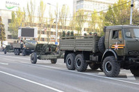 [ẢNH] Nga đổi chiến thuật, hạn chế không quân, tung siêu pháo vào trận địa tại Syria