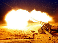 [ẢNH] Nga đổi chiến thuật, hạn chế không quân, tung siêu pháo vào trận địa tại Syria