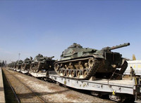 [ẢNH] Quân đội Syria gặp nguy khi hơn 100 xe tăng Thổ Nhĩ Kỳ đã tràn vào Idlib?