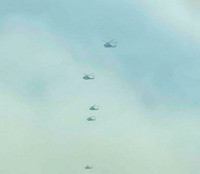 [ẢNH] Tàu sân bay Mistral của Ai Cập mang đầy trực thăng tấn công hiện đại tới Libya tham chiến