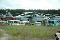 [ẢNH] Hàng ngàn phương tiện quân sự bị vứt bỏ sau thảm họa Chernobyl