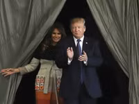 Chùm ảnh Nhật Bản nhiệt liệt chào đón Tổng thống Mỹ Donald Trump