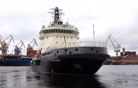 Tàu phá băng trang bị tên lửa hành trình Kalibr gia nhập hải quân Nga