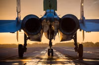 [ẢNH] Nga bất ngờ đẩy tiêm kích Su-30SM tham chiến sát tầng bình lưu của trái đất