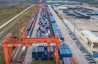 [ẢNH] Đoàn tàu hỏa rời Vũ Hán tới châu Âu, thương mại Trung Quốc bắt đầu hồi phục