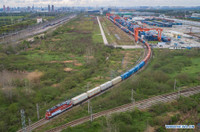 [ẢNH] Đoàn tàu hỏa rời Vũ Hán tới châu Âu, thương mại Trung Quốc bắt đầu hồi phục