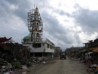 Thành phố Marawi hoang tàn sau khi Philippines chiến thắng khủng bố