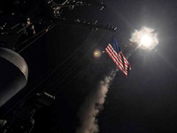 [ẢNH] Sau cáo buộc SAA tấn công hóa học kinh hoàng tại Douma, Mỹ dùng Tomahawk thị uy?