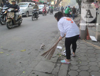 [ẢNH] Đường phố Hà Nội gọn gàng nhờ sự ra quân tích cực của lực lượng liên ngành