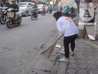 [ẢNH] Đường phố Hà Nội gọn gàng nhờ sự ra quân tích cực của lực lượng liên ngành