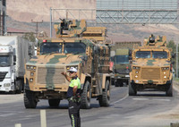 [ẢNH] Nga cấp tốc mang xe bọc thép Thổ Nhĩ Kỳ thu được ở Syria về nước