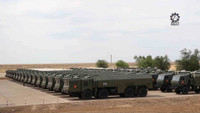 [ẢNH] Dồn dập phóng tên lửa chiến thuật khét tiếng nhất thế giới Iskander-M, Nga đâu chỉ để tập trận?