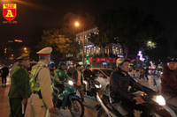 Hà Nội: Huy động tối đa lực lượng Công an đảm bảo an toàn giao thông toàn thành phố