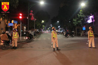 Hà Nội: Huy động tối đa lực lượng Công an đảm bảo an toàn giao thông toàn thành phố