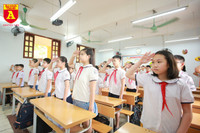 Học sinh Hà Nội háo hức đi học sau những ngày nghỉ dài