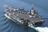 [ẢNH Hàng không mẫu hạm, tuần dương và khu trục Mỹ trên Biển Đông