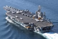 [ẢNH Hàng không mẫu hạm, tuần dương và khu trục Mỹ trên Biển Đông