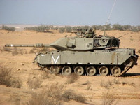 [ẢNH] Khám phá sức mạnh xe tăng chiến đấu chủ lực Israel có thể 