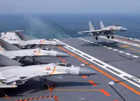 [ANH] Tàu sân bay nội địa Trung Quốc mang nhiều chiến đấu cơ bất ngờ lộ diện