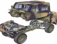 [ẢNH] Xe bọc thép Nga chuẩn NATO bị trúng mìn của quân đội Syria