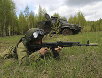 [ẢNH] Xe bọc thép Nga chuẩn NATO bị trúng mìn của quân đội Syria