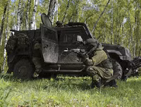 [ẢNH] Xe bọc thép Nga chuẩn NATO bị trúng mìn của quân đội Syria