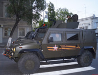 [ẢNH] Xe bọc thép Nga chuẩn NATO bị trúng mìn của quân đội Syria