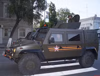 [ẢNH] Xe bọc thép Nga chuẩn NATO bị trúng mìn của quân đội Syria