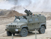 [ẢNH] Xe bọc thép Nga chuẩn NATO bị trúng mìn của quân đội Syria