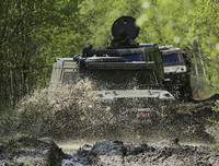 [ẢNH] Xe bọc thép Nga chuẩn NATO bị trúng mìn của quân đội Syria