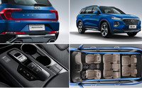 [ẢNH] Hyundai Santa Fe trục cơ sở dài: Mở cửa, khởi động bằng vân tay