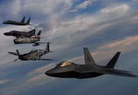 [ẢNH] F-22 Mỹ cảnh báo F-4 Iran: 