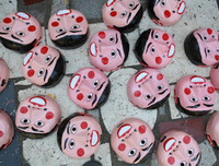 Trung thu sớm ở làng làm mặt nạ giấy bồi