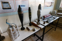 [ẢNH] Đoàn xe tuần tra quân cảnh Nga bị trúng mìn tại Daraa, Syria