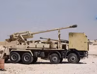 [ẢNH] Pháo tự hành cực mạnh của Syria lại được kết hợp từ yếu tố Nga và Đức