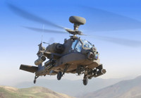 [ẢNH] ‘Hung thần’ Apache Mỹ bay thấp, thị uy sức mạnh với quân cảnh Nga?