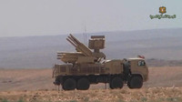 [ẢNH] Pantsir-S1 Syria phóng 9 quả đạn mới chặn nổi 1 tên lửa Israel