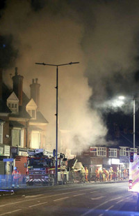 Anh: Nổ lớn thổi bay một ngôi nhà tại thành phố Leicester