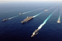 [ẢNH] Không phải 500 mà có tới 1000 tên lửa Tomahawk Mỹ hướng vào Syria sẵn sàng khai hỏa