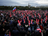 Biểu tình chống chính phủ Nga đúng ngày sinh nhật của Tổng thống Putin