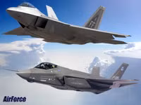 [ẢNH] Vì sao Mỹ lại che giấu kết quả đối kháng giữa F-22 và F-35?