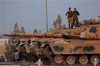 [ẢNH] Quân đội Syria gặp nguy khi hơn 100 xe tăng Thổ Nhĩ Kỳ đã tràn vào Idlib?