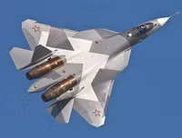 Cận cảnh động cơ mới của tiêm kích tàng hình Nga Su-57